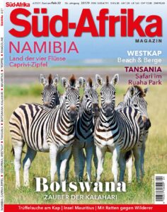 Zebras auf dem Cover des Südafrika-Magazins