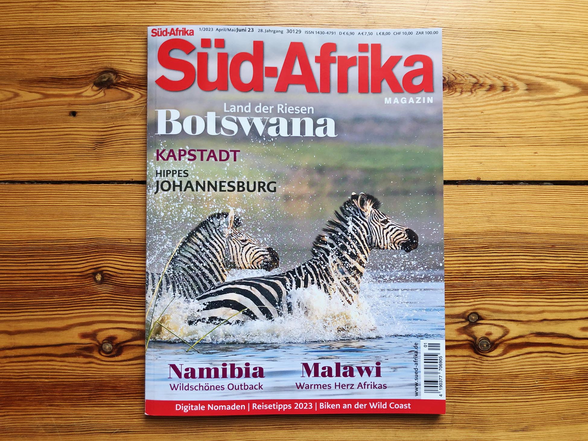 Cover des Südafrika Magazins