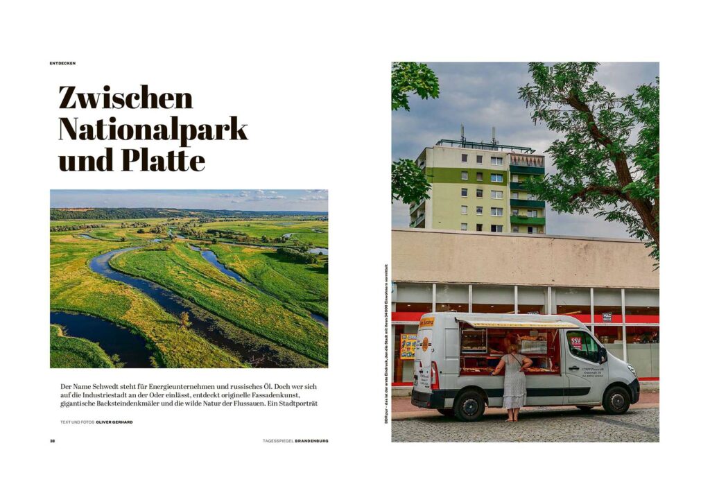 Screenshot der Reportage über Schwedt im Brandenburg-Magazin